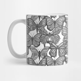 Gray Butterfly Paradise Mug